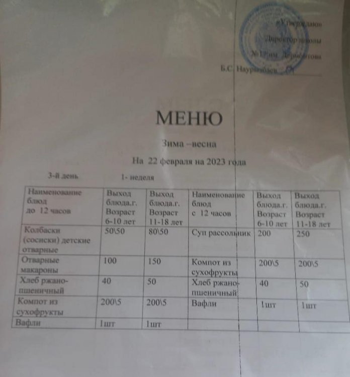 МЕКТЕП АСХАНАСЫ